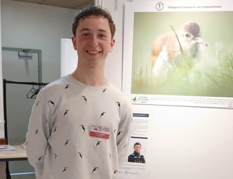 Tobias Gjerde, double first-prize winner, strikes a pose